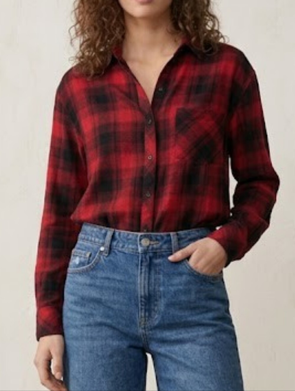 ARITZIA Wilfred Free Plaid Shirt